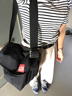 「Manhattan Portage」｜ゆみさん（レディース・156cm）の夏コーディネート