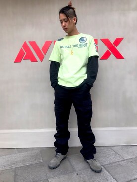 「コロナに負けない」｜「アイテム（ブーツ）」を使った、Akiraさん（メンズ・175cm）の春コーディネート