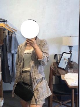 「XOXO（キスキス）のアイテム」を使った、raraさん（レディース・158cm）の春コーディネート