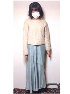 「AVAN LILY（アヴァンリリィ）のアイテム」を使った、こいさん（レディース・159cm）の冬コーディネート