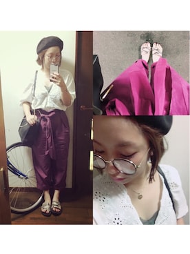 ぴよこさん（レディース・154cm）の夏コーディネート