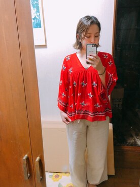 ぴよこさん（レディース・154cm）の夏コーディネート
