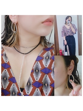 「BAD（バッド）のアイテム」を使った、ぴよこさん（レディース・154cm）の夏コーディネート