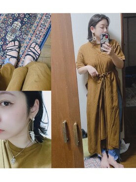ぴよこさん(レディース・154cm)の夏コーディネート