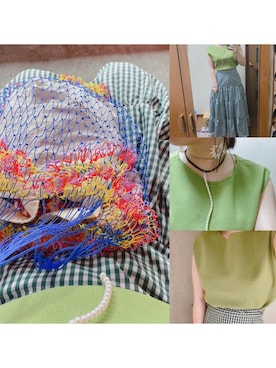 ぴよこさん(レディース・154cm)の夏コーディネート