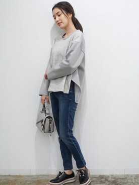 「HERENCIA（ヘレンチア）のアイテム」を使った、HERENCIA_SNAP さん（レディース・160cm）の冬コーディネート