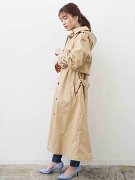 「HERENCIA（ヘレンチア）のアイテム」を使った、HERENCIA_SNAP さん（レディース・160cm）の冬コーディネート