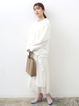 「HERENCIA（ヘレンチア）のアイテム」を使った、HERENCIA_SNAP さん（レディース・160cm）の春コーディネート