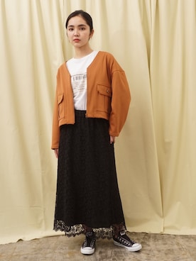 「エアリー」｜HERENCIA_SNAP さん（レディース・164cm）の春コーディネート