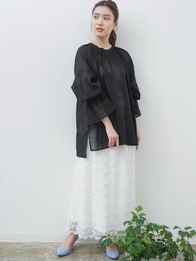 「エアリー」｜HERENCIA_SNAP さん（レディース・160cm）の春コーディネート