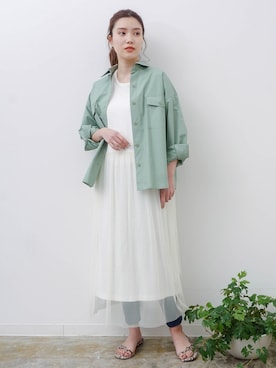 「エアリー」｜HERENCIA_SNAP さん（レディース・160cm）の春コーディネート