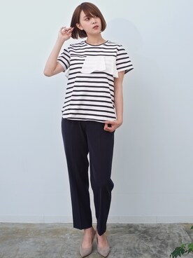 「HERENCIA（ヘレンチア）のアイテム」を使った、HERENCIA_SNAP さん（レディース・165cm）の夏コーディネート