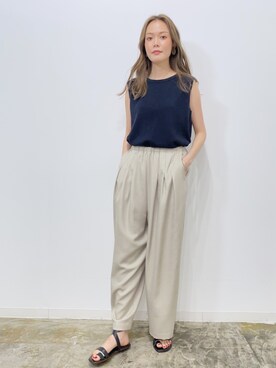 「HERENCIA（ヘレンチア）のアイテム」を使った、HERENCIA_SNAP さん（レディース・167cm）の夏コーディネート