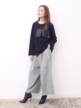 「HERENCIA（ヘレンチア）のアイテム」を使った、HERENCIA_SNAP さん（レディース・167cm）の夏コーディネート