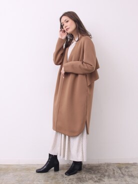 「秋のマイ旬スタイル」｜「アイテム（その他アウター）」を使った、HERENCIA_SNAP さん（レディース・167cm）の秋コーディネート