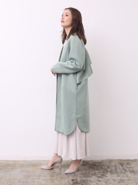 「オーバーコート」｜「アイテム（その他アウター）」を使った、HERENCIA_SNAP さん（レディース・167cm）の冬コーディネート