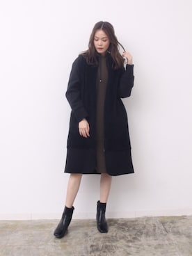 「クリスマス」｜「アイテム（その他アウター）」を使った、HERENCIA_SNAP さん（レディース・167cm）の冬コーディネート
