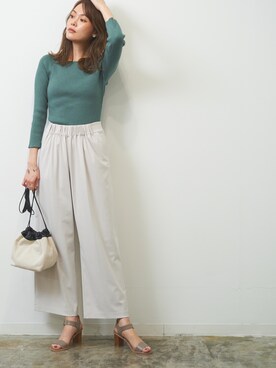 「no brand（ノーブランド）のアイテム（サンダル）」を使った、HERENCIA_SNAP さん（レディース・167cm）の春コーディネート