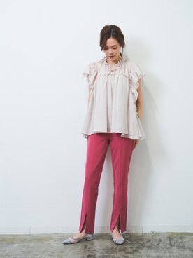 「HERENCIA（ヘレンチア）のアイテム」を使った、HERENCIA_SNAP さん（レディース・165cm）の夏コーディネート