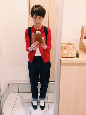 「ippei takei（イッペイタケイ）のアイテム」を使った、rieさん（レディース・160cm）の春コーディネート