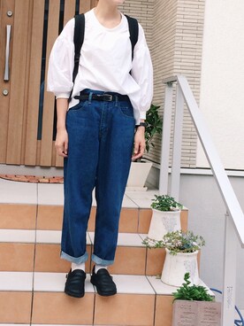 「ippei takei（イッペイタケイ）のアイテム」を使った、rieさん（レディース・160cm）の秋コーディネート