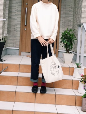 「ippei takei（イッペイタケイ）のアイテム」を使った、rieさん（レディース・160cm）の秋コーディネート