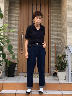 「ippei takei（イッペイタケイ）のアイテム」を使った、rieさん（レディース・160cm）の秋コーディネート