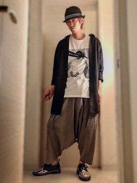 Ggd 日本製エクストリームシルエット ロングシャツを使った人気ファッションコーディネート Wear
