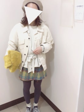 myu-◎さん（レディース・157cm）の冬コーディネート