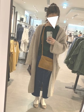 「ベージュ×デニム」｜myu-◎さん（レディース・157cm）の春コーディネート