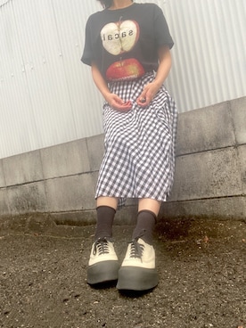 「MARNI（マルニ）のアイテム（シューズ）」を使った、mari0922kさん（レディース・152cm）の夏コーディネート