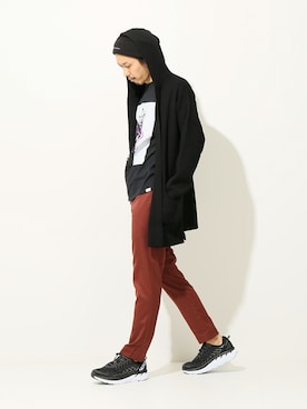 「wiffle（ウィッフル）のアイテム」を使った、NAKAさん（メンズ・175cm）の秋コーディネート