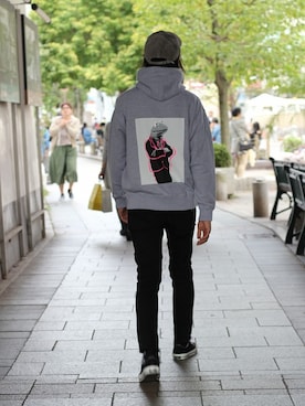 「wiffle（ウィッフル）のアイテム」を使った、NAKAさん（メンズ・175cm）の秋コーディネート