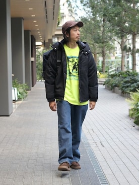 「VANS（バンズ）のアイテム（その他シューズ）」を使った、NAKAさん（メンズ・175cm）の秋コーディネート