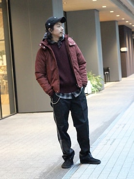 「RED WING（レッドウィング）のアイテム（その他シューズ）」を使った、NAKAさん（メンズ・175cm）の秋コーディネート