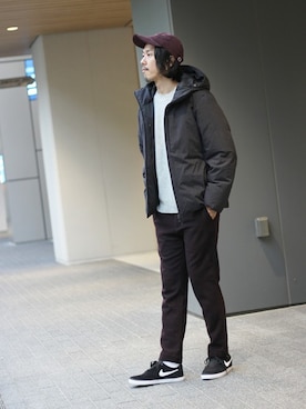 「NIKE SB（ナイキエスビー）のアイテム」を使った、NAKAさん（メンズ・175cm）の秋コーディネート