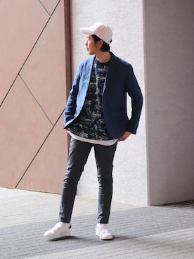 NAKAさん（メンズ・175cm）の春コーディネート