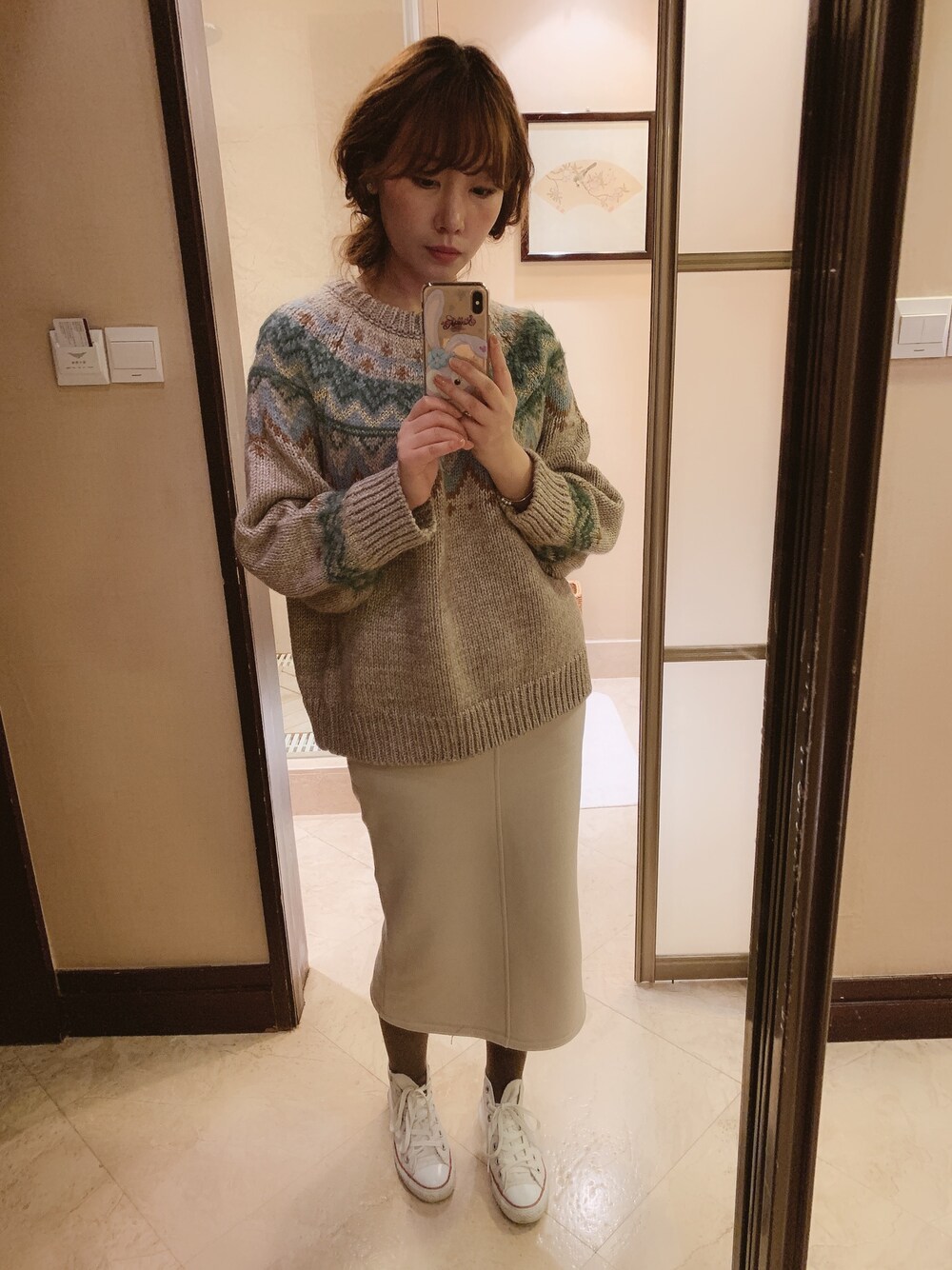 KBF - 新品▷KBF＊WEB限定　フェアアイルニット   NAVY KBF - ひよこ様ご専用です♪KBF WEB限定 フェアアイルニット