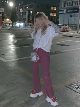 「Last Virgin（ラストバージン）のアイテム」を使った、記録用さん（レディース・152cm）の春コーディネート