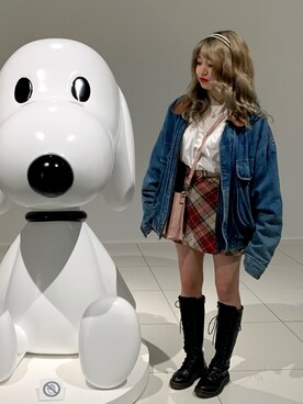 「BUBBLES（バブルス）のアイテム（バッグ）」を使った、記録用さん（レディース・152cm）の夏コーディネート