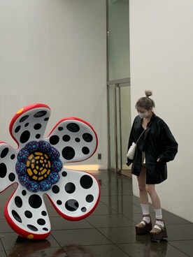 「Honey Salon（ハニーサロン）のアイテム（パンツ）」を使った、記録用さん（レディース・152cm）の春コーディネート