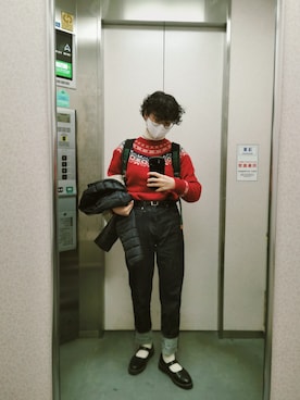 もけろさん（レディース・159cm）の冬コーディネート