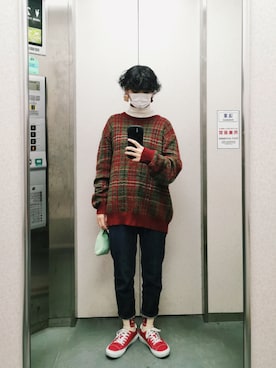 もけろさん（レディース・159cm）の冬コーディネート