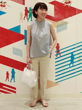 yoshida_mさん(レディース・158cm)の夏コーディネート