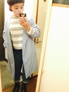 「Honeys（ハニーズ）のアイテム（ドレスシューズ）」を使った、KA13さん（レディース・156cm）の冬コーディネート