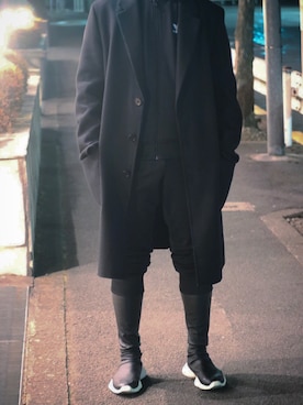 「アイテム（ジャージ）」を使った、yusaku.funadaさん（メンズ・168cm・10代）の冬コーディネート
