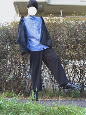 「LILL (リル)」｜ヒビさん（メンズ・170cm）の秋コーディネート