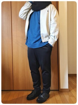 「Ralph Lauren」｜「アイテム（その他シューズ）」を使った、たくちゃん𓃟さん（メンズ・170cm）の冬コーディネート