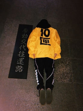 「SON OF THE CHEESE（サノバチーズ）のアイテム」を使った、MKさん（レディース・147cm）の冬コーディネート