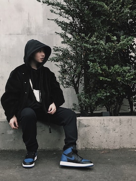 「SON OF THE CHEESE（サノバチーズ）のアイテム」を使った、MKさん（レディース・147cm）の冬コーディネート